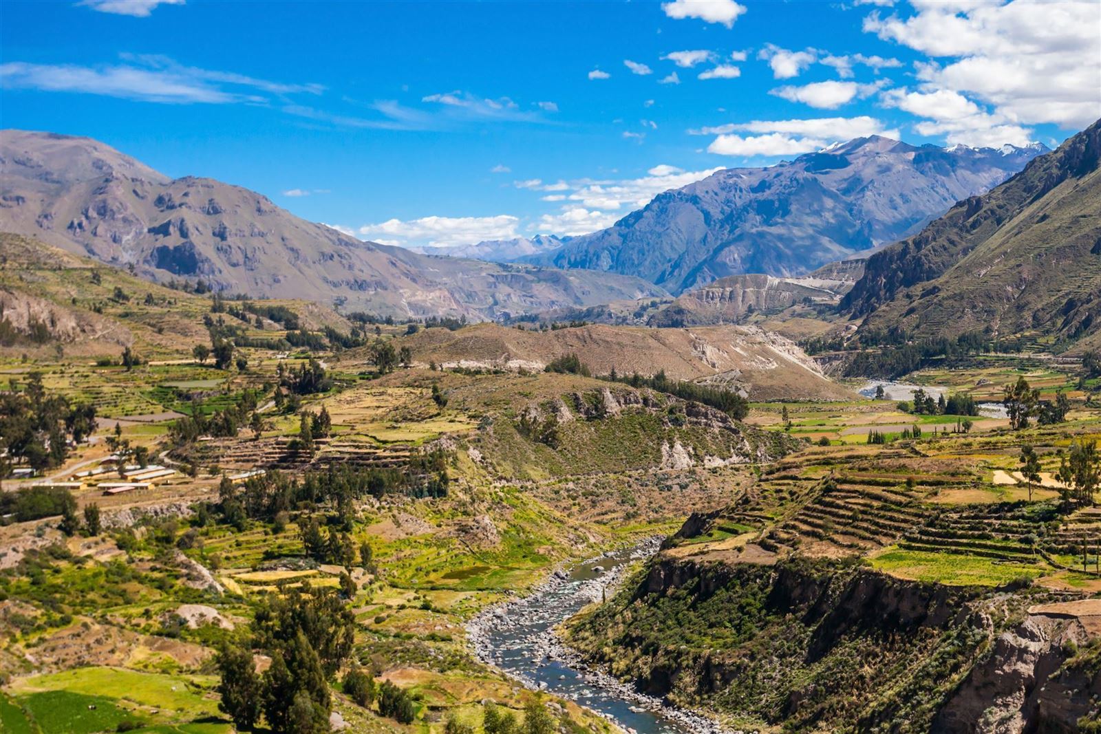 Blick auf die Colca Schlucht